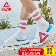 匹克愛(ài)定客態(tài)極拖鞋不蕉綠男女情侶拖鞋夏新品涼拖外穿防滑運動(dòng)拖鞋 大白/玫紅1.0（男神） 43