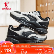 喬丹小千禧運動(dòng)鞋女鞋革面防水休閑鞋復古老爹鞋輕便厚底增高跑步鞋女