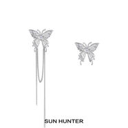 于文文三橫原創(chuàng  )液化蝴蝶流蘇AB耳針甜酷耳環(huán)女 進(jìn)入店鋪分類(lèi)查看此系列更多產(chǎn)品