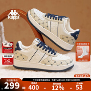 KAPPA卡帕背靠背女鞋冬季厚底小白鞋子女板鞋新款情侶鞋百搭休閑運動(dòng)鞋 經(jīng)典白/芭蕉綠【加絨款】 37