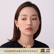 白嵐由我耳釘女茶色瑪瑙小眾氣質(zhì)感大氣精致設計耳飾生日禮物送老婆 琥珀&925銀