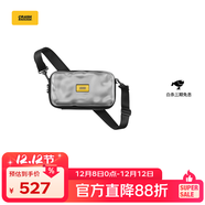 CRASH BAGGAGE意大利小眾設計硬殼小方包單肩包斜挎包男女包包2023新款ins同款 SILVER（小號）