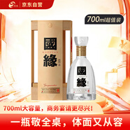 今世緣 國緣四開(kāi) 幽雅醇厚型 白酒 52度 700ml*1瓶 單瓶裝 自飲商務(wù)宴請