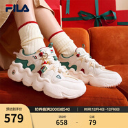 斐樂(lè )帕尼尼圣誕款FILA PANINI XMAS女鞋運動(dòng)鞋男鞋籃球鞋情侶老爹鞋 雪白/百合白-SL【女款】 38