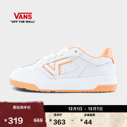 VANS范斯官方 Upland復古運動(dòng)鞋男鞋女鞋板鞋 白色/橙色 38.5 