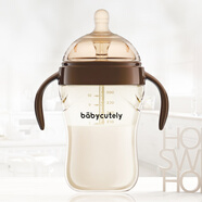 寶貝好萌babycutely奶瓶PPSU廣口奶嘴世喜同款耐高溫嬰兒寶寶仿母乳300ml 寶貝好萌奶瓶 300ml 標配奶嘴款 （世喜同款，進(jìn)口PPSU材質(zhì)）