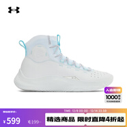 安德瑪（UNDERARMOUR）庫里Curry Flow 4 FLOTRO男女情侶運動(dòng)籃球鞋3024861 白色103 42.5