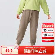 巴拉巴拉童裝兒童褲子男童女童加絨長(cháng)褲冬保暖運動(dòng)休閑束腳褲208424108217