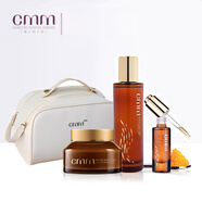 鄭明明魚(yú)子奢寵護膚套組貴婦霜修護保濕抗皺緊致滋潤不油膩 魚(yú)子霜+魚(yú)子水+精華（送化妝包）