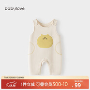 babylove寶寶背帶褲春秋外穿連體褲超萌可愛(ài)休閑長(cháng)褲洋氣嬰兒褲子