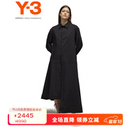 Y-3【商場(chǎng)同款】y3 SHIRT DRESS女子連衣裙長(cháng)袖不對稱(chēng)襯衫裙52JV5840 黑色 XS