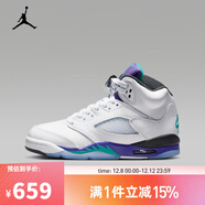 耐克（NIKE）【滔搏運動(dòng)】 2025年AIR JORDAN 5 RETRO OG BG籃球鞋 HQ7980-100 38