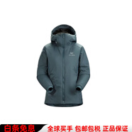 始祖鳥(niǎo)（ARC'TERYX）Arcteryx始祖鳥(niǎo) ATOM AR Hoody純色字母Logo刺繡連帽棉服 女款 是非綠/Paradox M
