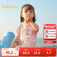 巴拉巴拉嬰兒t恤寶寶上衣女童衣服男童短袖2025夏裝可愛(ài)萌趣208225117201
