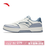 安踏（ANTA）男板鞋 象牙白/霧灰/迷迭藍-5 39 (男6.5)