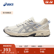 亞瑟士ASICS跑步鞋女鞋網(wǎng)面透氣運動(dòng)鞋越野跑鞋 GEL-VENTURE 6 白色/灰色 37.5