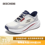斯凱奇（Skechers）男士健步鞋216351 白色/海軍藍色/WNV 42