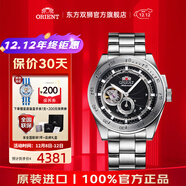 ORIENT東方雙獅手表全自動(dòng)機械表日本復古相機系列鏤空運動(dòng)防水夜光男表 復古相機/型男黑銀RA-AR0201B