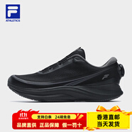 斐樂(lè )（FILA）秋冬BOA獵豹2路跑鞋男鞋2025夏季新款彩色跑步鞋體測運動(dòng)跑鞋 駿馬黑-BC 39