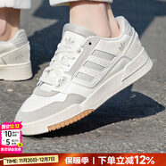 阿迪達斯（adidas）三葉草男鞋 2025冬新款運動(dòng)鞋防滑耐磨復古板鞋時(shí)尚潮流休閑鞋子 亮白色/淺灰【熱銷(xiāo)款】 45 碼(內長(cháng)280mm)