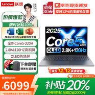 聯(lián)想（Lenovo）小新Pro16 AI元啟 2025超輕薄筆記本電腦補貼20% GT酷?？蛇x15c高性能商務(wù)辦公學(xué)生游戲設計手提本 Core5二代 24G+1TB丨小新Pro16標配 微邊框高清全面