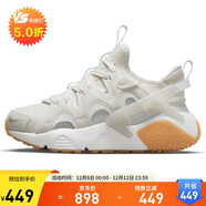 耐克NIKE女子休閑鞋氣墊HUARACHE秋款運動(dòng)鞋DQ8031-101頂峰白38