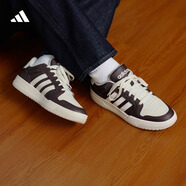 adidas ENTRAP美式校園風(fēng)運動(dòng)少年感復古籃球風(fēng)板鞋男女阿迪達斯 粉棕/白色/礬土棕   42