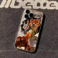 TKHE瘋狂動(dòng)物城周邊手機殼蘋(píng)果17pro手機殼16透明15pro卡通14可愛(ài) 太空殼-透明-伸手尼克we438 華為榮耀6plus