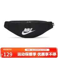 耐克（NIKE）男女腰包 單肩包斜挎包胸包休閑包DB0490-010 黑