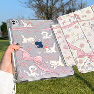 梵魂卡通貓咪適用2025華為matepad11.5s保護套3+y折air12防彎pro12.2 華為matepad pro(12.2寸) 百變Y型*高透亞克【Y61情書(shū)修狗】