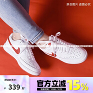 NIKE女鞋 COURT VISION 舒適透氣運動(dòng)休閑板鞋 鞋盒破損CD5434-101 35.5 35.5碼