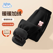 班尼路女童褲子秋冬季2025款小女孩洋氣加絨保暖長(cháng)褲兒童冬裝休閑運動(dòng)褲