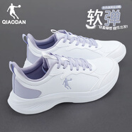 喬丹女鞋運動(dòng)鞋休閑鞋女冬季新款網(wǎng)面透氣老爹鞋舒適軟底時(shí)尚跑步鞋女 喬丹白/蒸汽紫252G 37