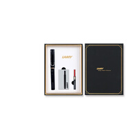 LAMY德國進(jìn)口 狩獵者鋼筆墨水筆禮品筆禮盒套裝年貨禮盒 含吸墨器+墨膽 拾光禮盒 亮黑色F尖