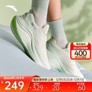 安踏葉子6丨跑步鞋輕質(zhì)緩震透氣鞋子女鞋厚底跳繩耐磨軟底支撐運動(dòng)鞋