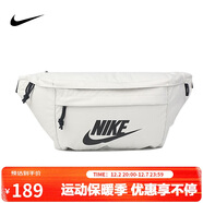 耐克NIKE 王一博同款 男女款腰包  休閑包 BA5751-072淺骨色大號