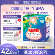 花王（KAO）日本進(jìn)口蒸汽眼罩/眼貼森林香12片睡眠緩解眼疲勞新老包裝隨機發(fā)