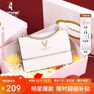 啄木鳥(niǎo)（TUCANO）包包女款2025年牛皮鏈條小方包單肩斜挎包圣誕新年生日禮物送女友