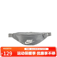 耐克（NIKE）男女腰包 單肩包斜挎包胸包休閑包DB0490-084 灰色