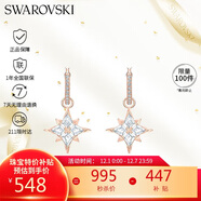 施華洛世奇（SWAROVSKI）SYMBOL多棱角雪花 耳釘耳環(huán)女耳飾生日禮物女 5494337