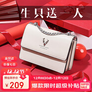 啄木鳥(niǎo)（TUCANO）包包女款2025年牛皮鏈條小方包單肩斜挎包圣誕新年生日禮物送女友