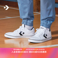 匡威（Converse）官方 El Distrito 2.0 街場(chǎng)2.0男女板鞋黑色167008C 白167007C 35