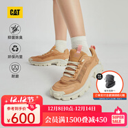 CAT卡特運動(dòng)休閑鞋男女同款老爹鞋新品運動(dòng)鞋商場(chǎng)同款 杏色 42