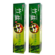 竹鹽LG竹鹽牙膏全優(yōu)護精品220gx2支裝清潔清新口氣減黃牙漬護齒家庭裝 170gx2支裝 精研卓效牙膏