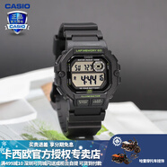卡西歐（CASIO） 男表女表卡西歐手表男女情侶表學(xué)生時(shí)尚運動(dòng)表太陽(yáng)能雙顯電子表 WS-1400H-1AVPF夜跑黑 10年電量