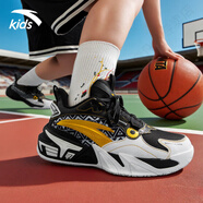 安踏兒童專(zhuān)業(yè)籃球鞋男中大童春秋新款水泥外場(chǎng)透氣實(shí)戰青少年跑步鞋子 黑金 【初秋熱銷(xiāo)】 37
