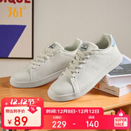 361°運動(dòng)板鞋男冬季透氣復古百搭小白休閑板鞋子男672126611-3