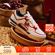 安踏好事發(fā)生波浪4丨男鞋紅色板鞋男女同款新年本命年馬年潮流運動(dòng)鞋 【男款驁杰】象牙白/馬踏紅/基礎黑-9 42.5 (265mm)