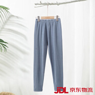 優(yōu)貝宜（YOBEYI）兒童保暖打底褲春裝男童女寶休閑長(cháng)褲春秋褲 灰藍色 120 cm