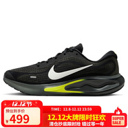 耐克NIKE男子跑步鞋減震 JOURNEY RUN 運動(dòng)鞋FN0228-008黑白綠 40.5
